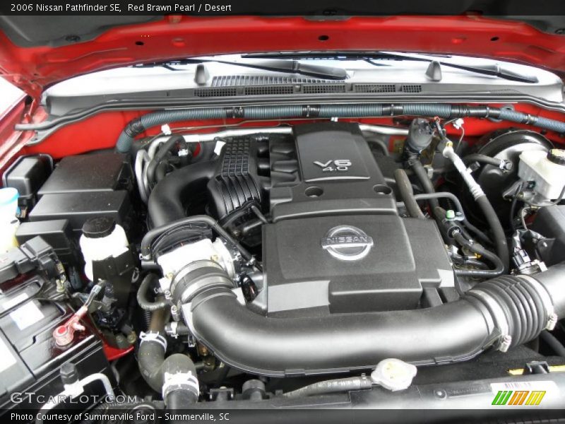 Red Brawn Pearl / Desert 2006 Nissan Pathfinder SE