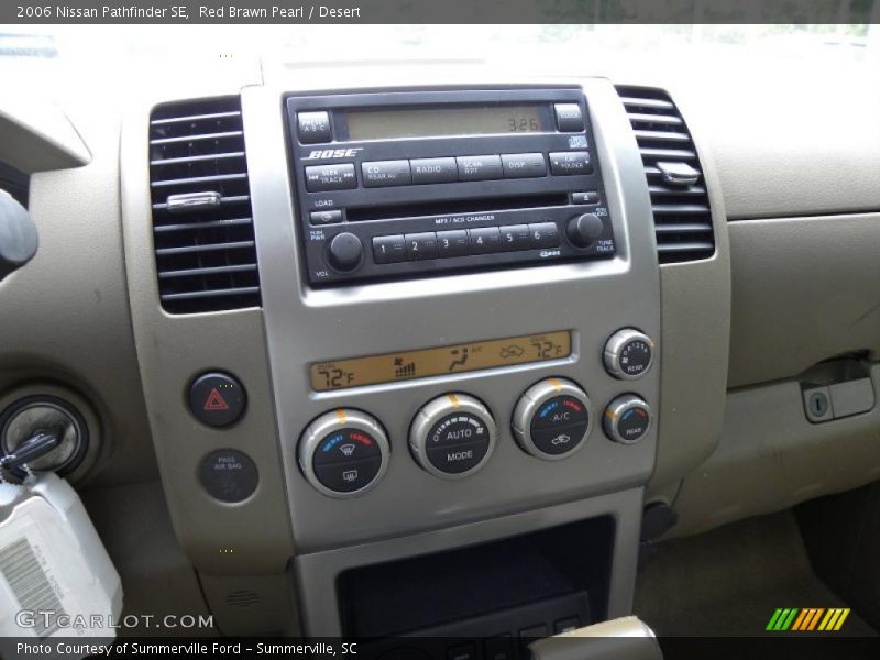 Red Brawn Pearl / Desert 2006 Nissan Pathfinder SE