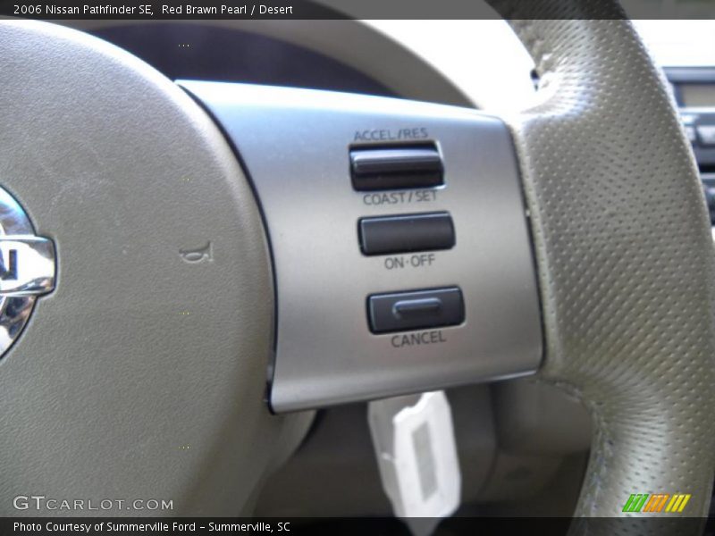 Red Brawn Pearl / Desert 2006 Nissan Pathfinder SE