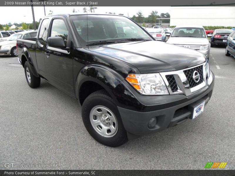 Super Black / Steel 2009 Nissan Frontier XE King Cab