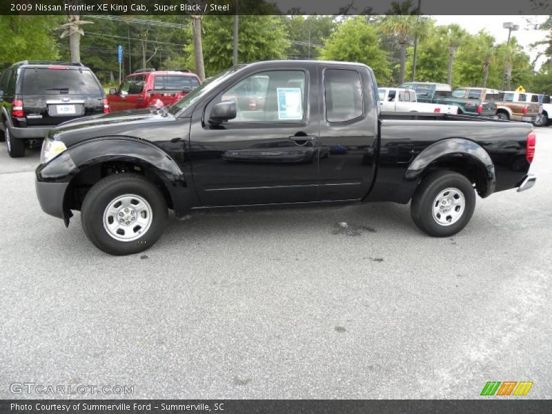 Super Black / Steel 2009 Nissan Frontier XE King Cab