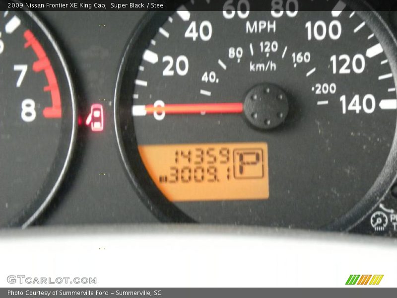 Super Black / Steel 2009 Nissan Frontier XE King Cab