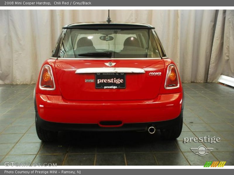 Chili Red / Grey/Black 2008 Mini Cooper Hardtop