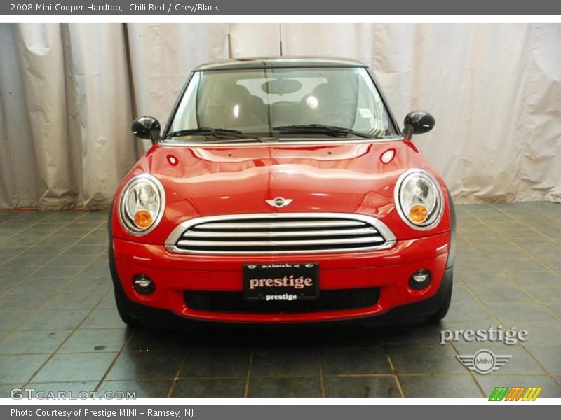 Chili Red / Grey/Black 2008 Mini Cooper Hardtop