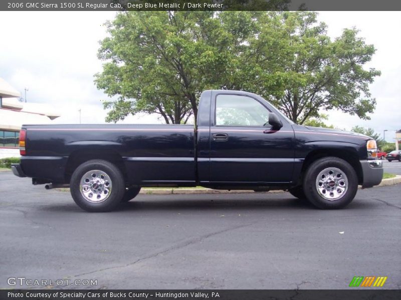 Deep Blue Metallic / Dark Pewter 2006 GMC Sierra 1500 SL Regular Cab