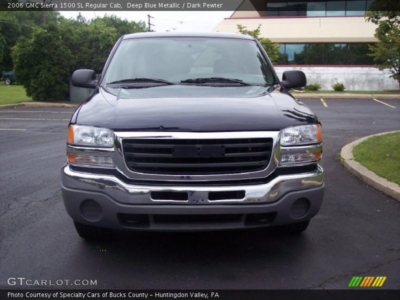 Deep Blue Metallic / Dark Pewter 2006 GMC Sierra 1500 SL Regular Cab