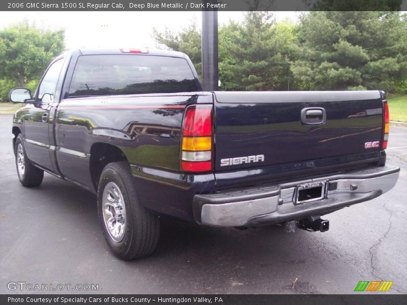 Deep Blue Metallic / Dark Pewter 2006 GMC Sierra 1500 SL Regular Cab