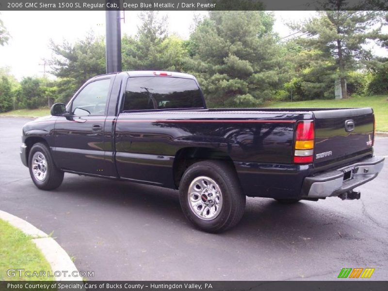 Deep Blue Metallic / Dark Pewter 2006 GMC Sierra 1500 SL Regular Cab
