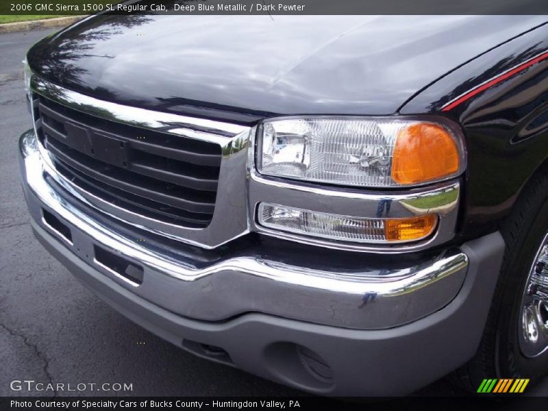 Deep Blue Metallic / Dark Pewter 2006 GMC Sierra 1500 SL Regular Cab