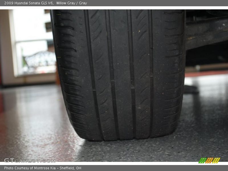 Willow Gray / Gray 2009 Hyundai Sonata GLS V6