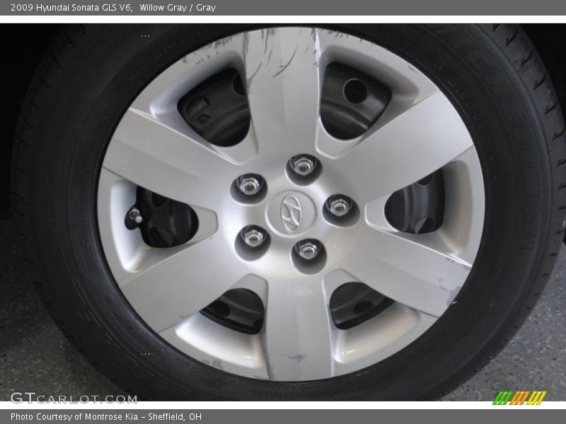 Willow Gray / Gray 2009 Hyundai Sonata GLS V6