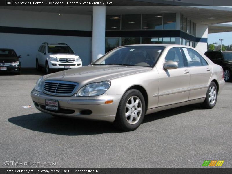 Desert Silver Metallic / Java 2002 Mercedes-Benz S 500 Sedan