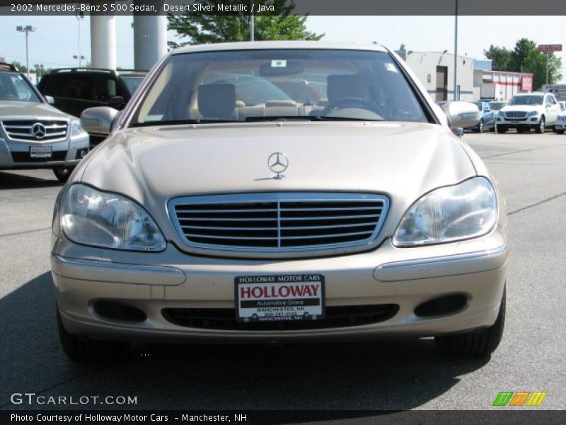 Desert Silver Metallic / Java 2002 Mercedes-Benz S 500 Sedan