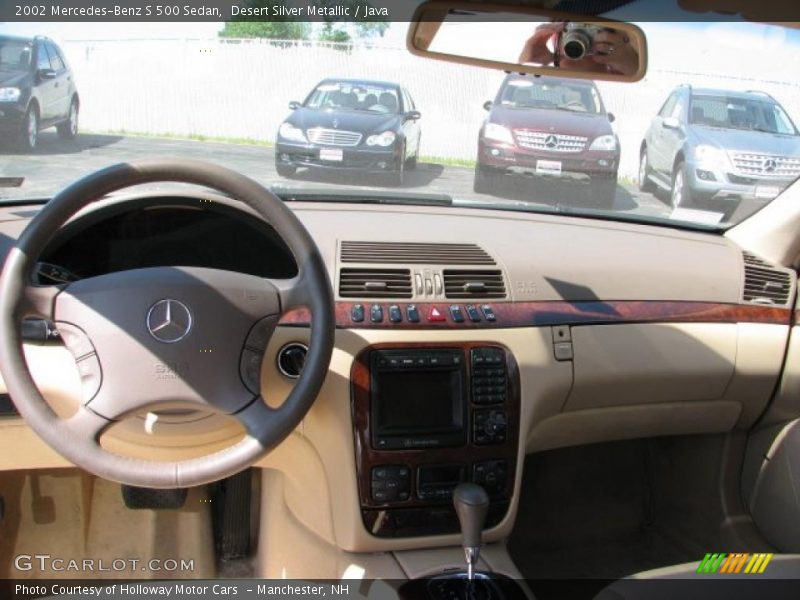 Desert Silver Metallic / Java 2002 Mercedes-Benz S 500 Sedan