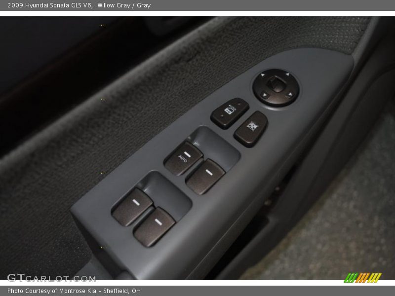 Willow Gray / Gray 2009 Hyundai Sonata GLS V6