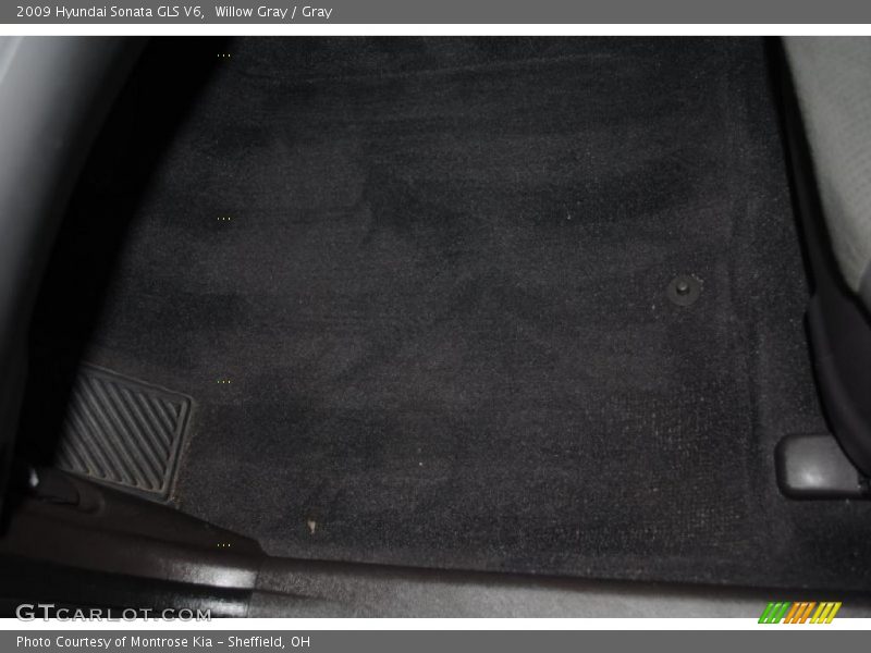 Willow Gray / Gray 2009 Hyundai Sonata GLS V6