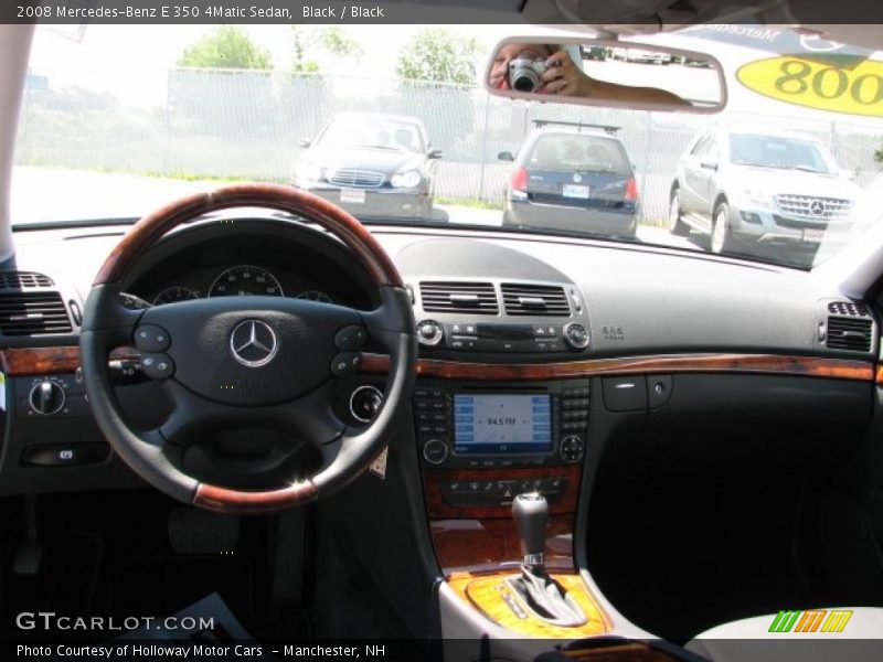 Black / Black 2008 Mercedes-Benz E 350 4Matic Sedan