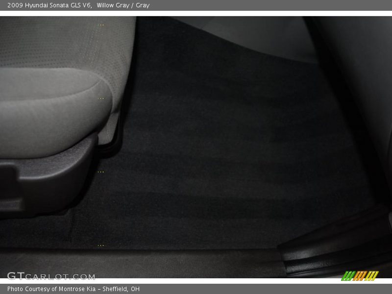 Willow Gray / Gray 2009 Hyundai Sonata GLS V6