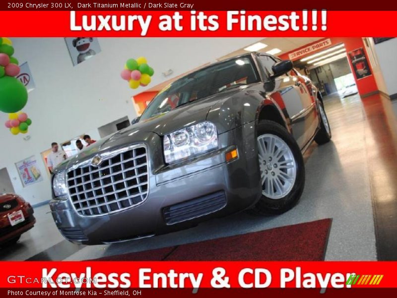 Dark Titanium Metallic / Dark Slate Gray 2009 Chrysler 300 LX
