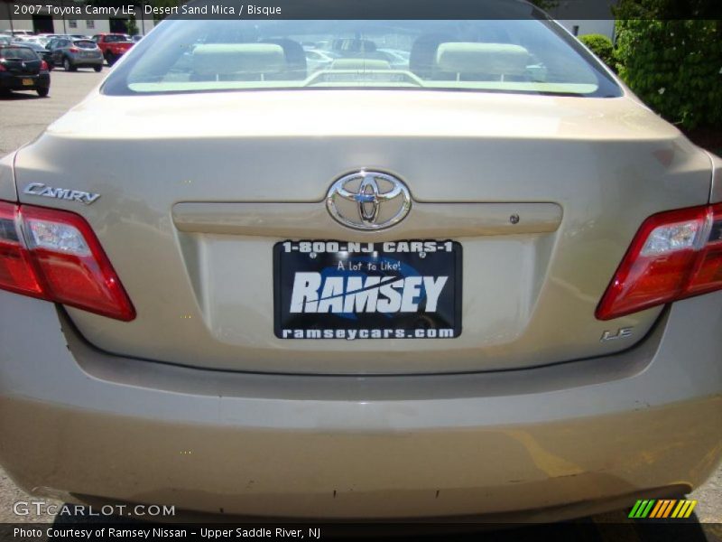 Desert Sand Mica / Bisque 2007 Toyota Camry LE