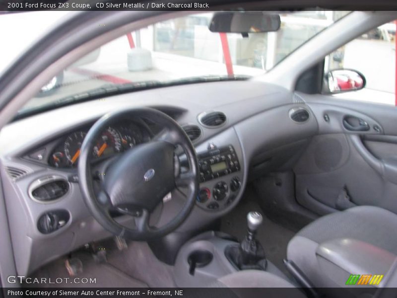 CD Silver Metallic / Dark Charcoal Black 2001 Ford Focus ZX3 Coupe