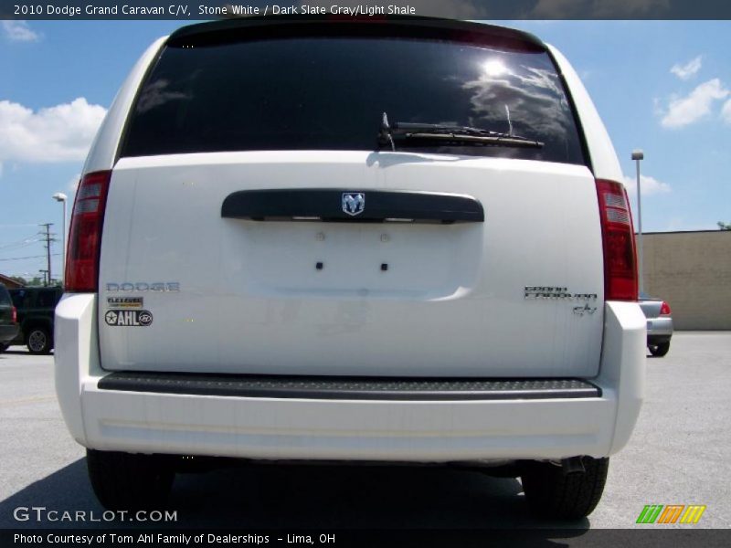 Stone White / Dark Slate Gray/Light Shale 2010 Dodge Grand Caravan C/V