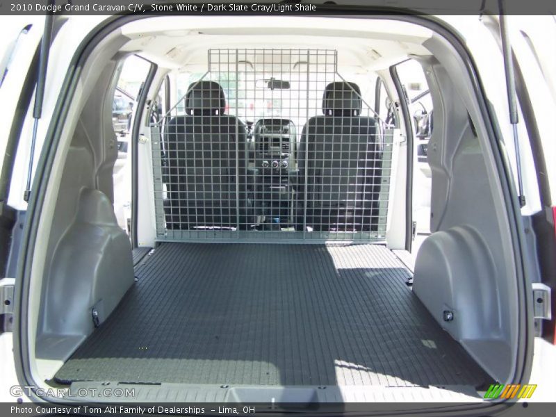 Stone White / Dark Slate Gray/Light Shale 2010 Dodge Grand Caravan C/V