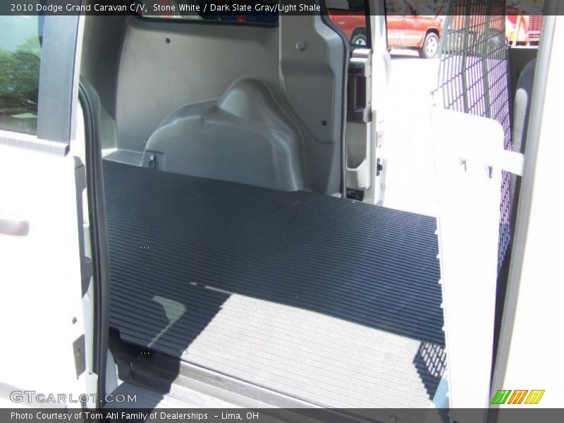 Stone White / Dark Slate Gray/Light Shale 2010 Dodge Grand Caravan C/V