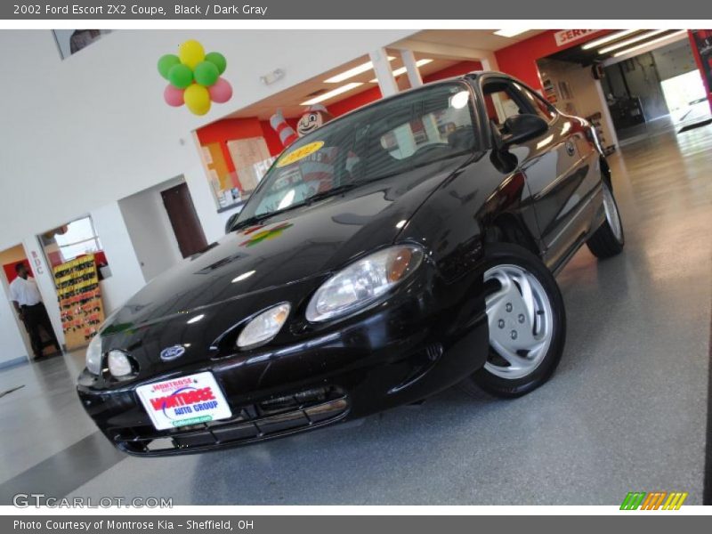 Black / Dark Gray 2002 Ford Escort ZX2 Coupe