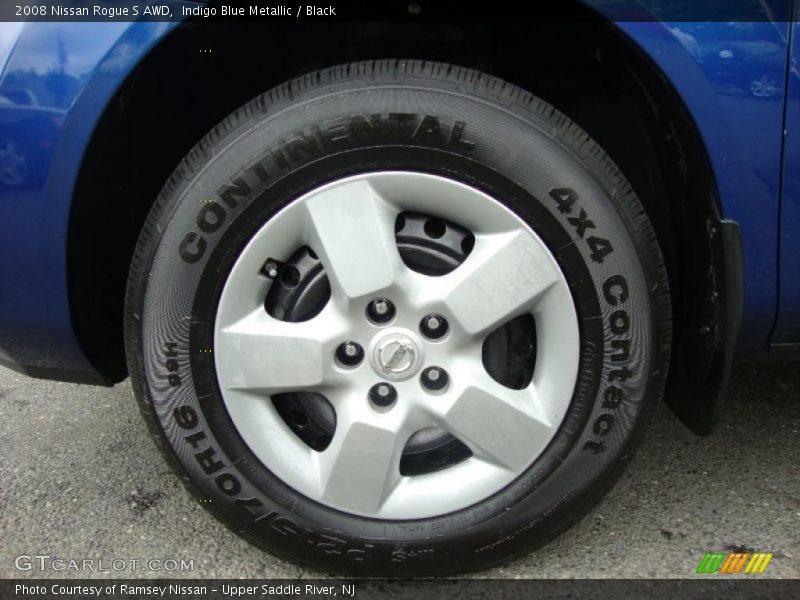Indigo Blue Metallic / Black 2008 Nissan Rogue S AWD