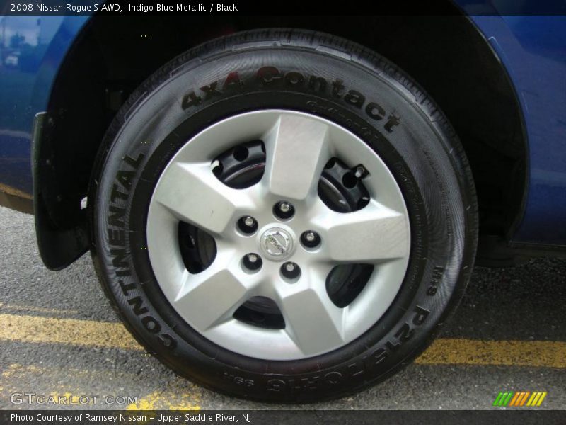 Indigo Blue Metallic / Black 2008 Nissan Rogue S AWD