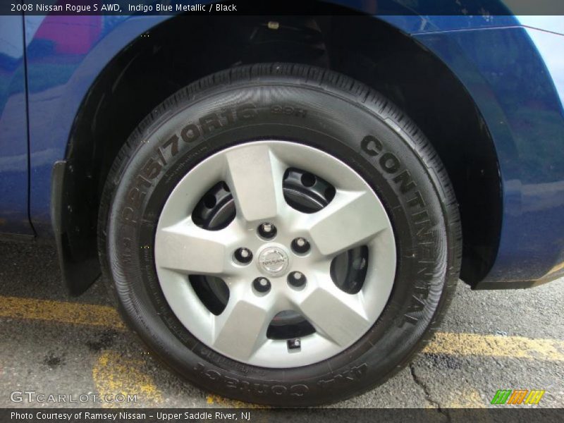 Indigo Blue Metallic / Black 2008 Nissan Rogue S AWD