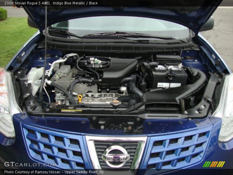 Indigo Blue Metallic / Black 2008 Nissan Rogue S AWD
