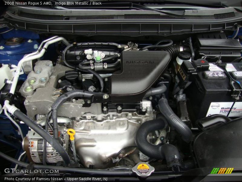 Indigo Blue Metallic / Black 2008 Nissan Rogue S AWD