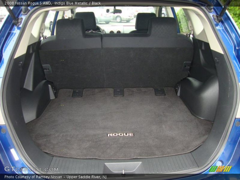 Indigo Blue Metallic / Black 2008 Nissan Rogue S AWD