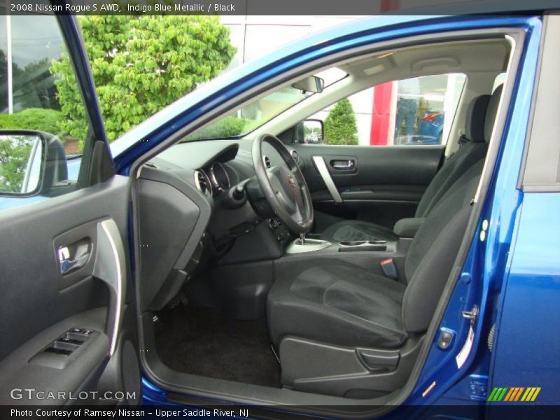 Indigo Blue Metallic / Black 2008 Nissan Rogue S AWD