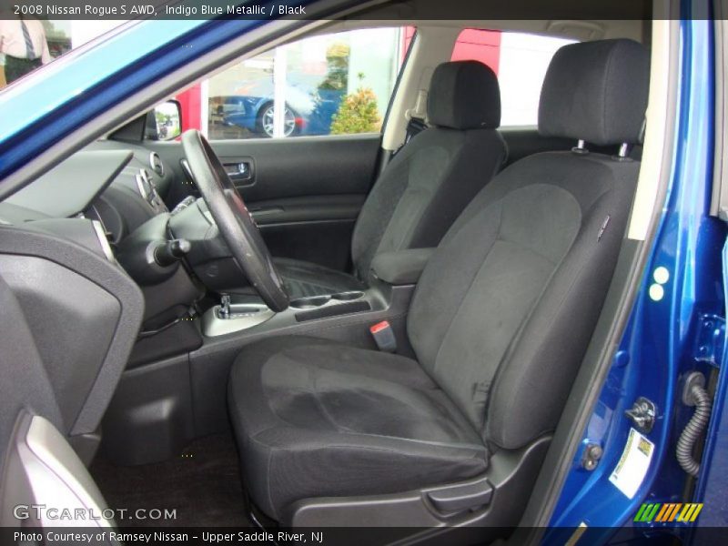 Indigo Blue Metallic / Black 2008 Nissan Rogue S AWD