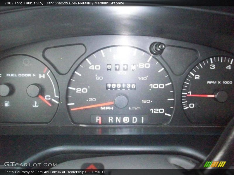 Dark Shadow Grey Metallic / Medium Graphite 2002 Ford Taurus SES