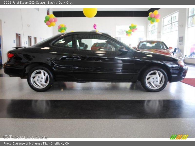 Black / Dark Gray 2002 Ford Escort ZX2 Coupe