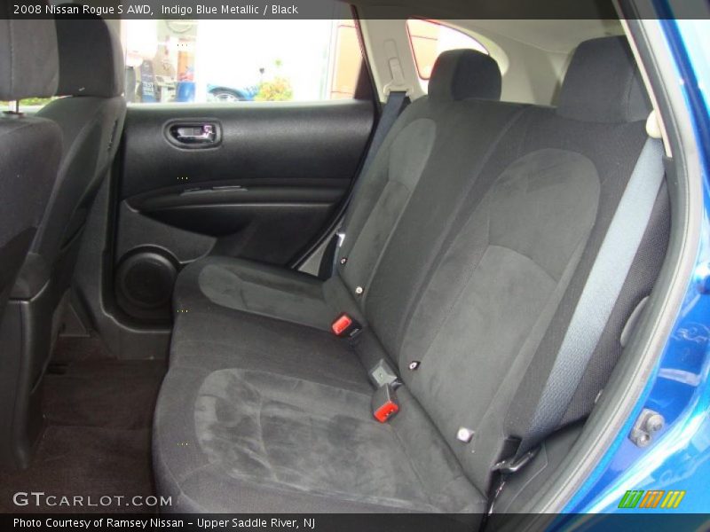 Indigo Blue Metallic / Black 2008 Nissan Rogue S AWD