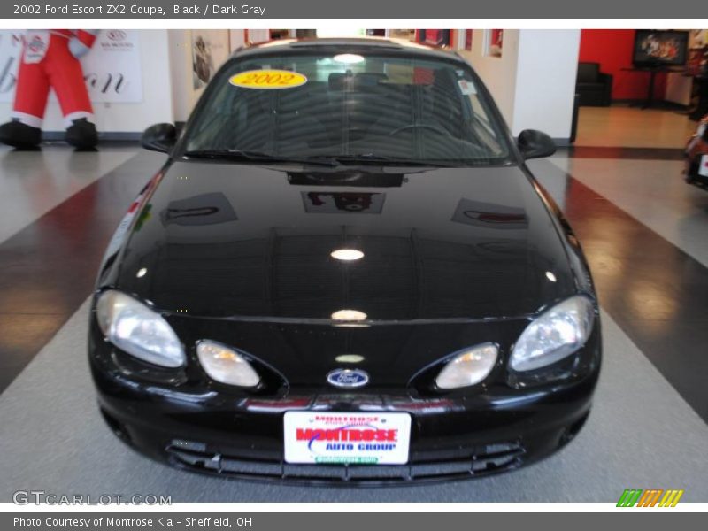Black / Dark Gray 2002 Ford Escort ZX2 Coupe