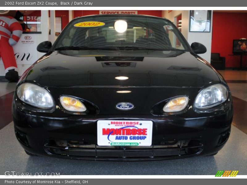 Black / Dark Gray 2002 Ford Escort ZX2 Coupe