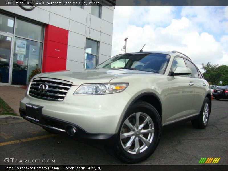 Serengeti Sand Metallic / Wheat 2007 Infiniti FX 35 AWD