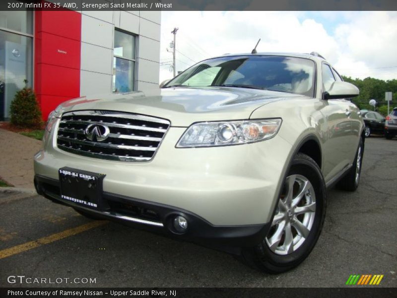 Serengeti Sand Metallic / Wheat 2007 Infiniti FX 35 AWD