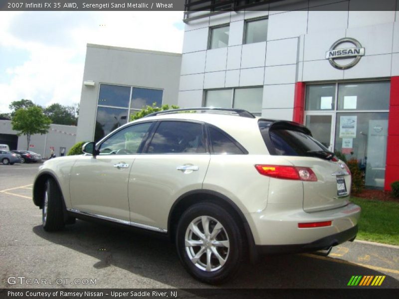 Serengeti Sand Metallic / Wheat 2007 Infiniti FX 35 AWD