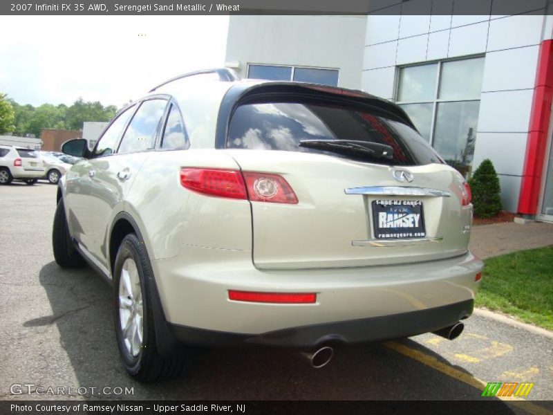 Serengeti Sand Metallic / Wheat 2007 Infiniti FX 35 AWD