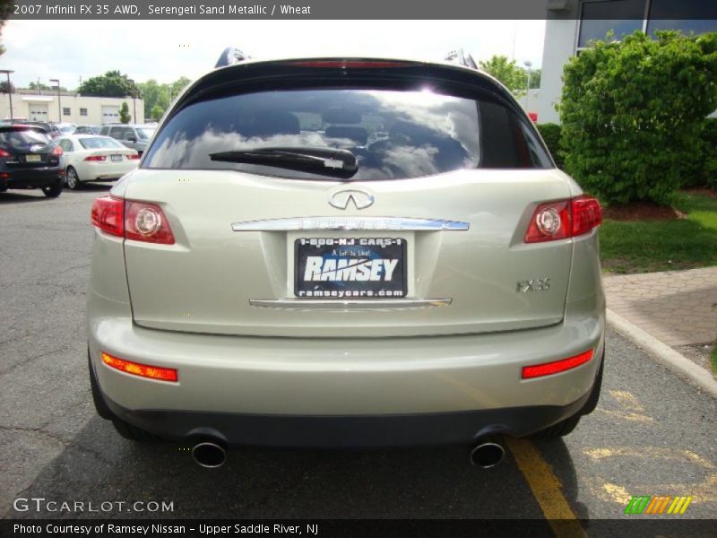 Serengeti Sand Metallic / Wheat 2007 Infiniti FX 35 AWD