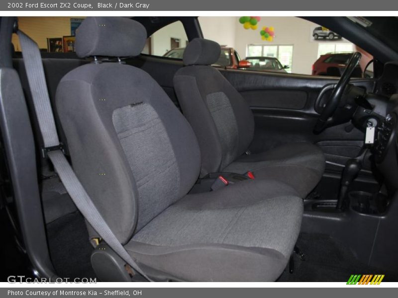 Black / Dark Gray 2002 Ford Escort ZX2 Coupe