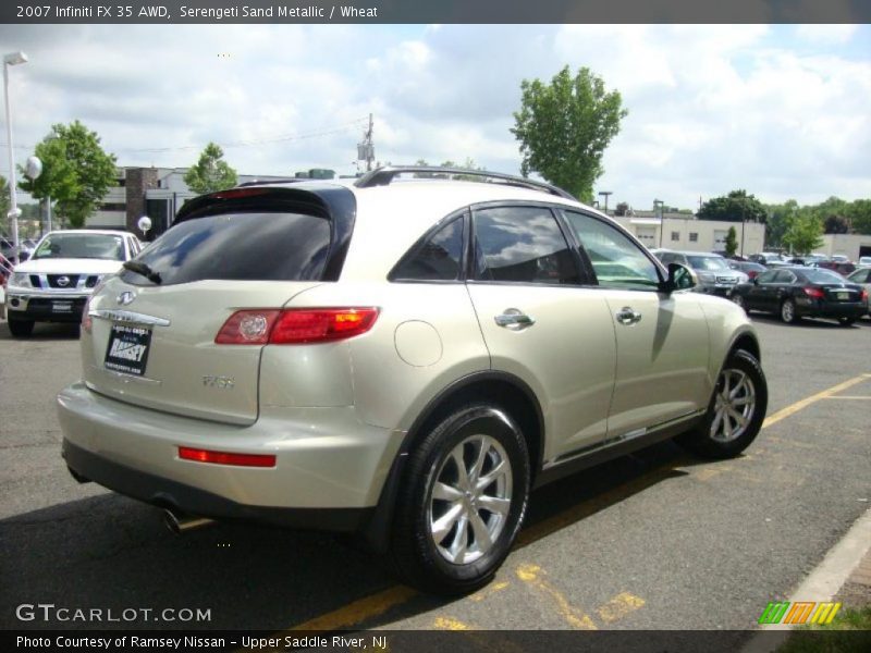 Serengeti Sand Metallic / Wheat 2007 Infiniti FX 35 AWD