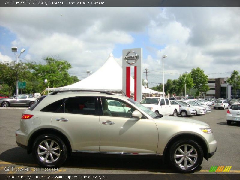 Serengeti Sand Metallic / Wheat 2007 Infiniti FX 35 AWD
